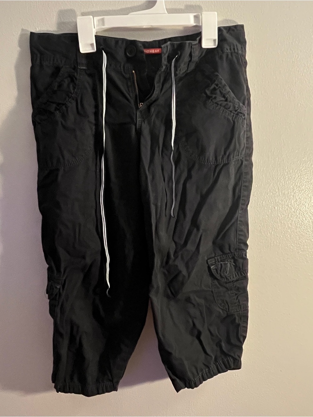 UNIONBAY Black Cargo Jogger Pants